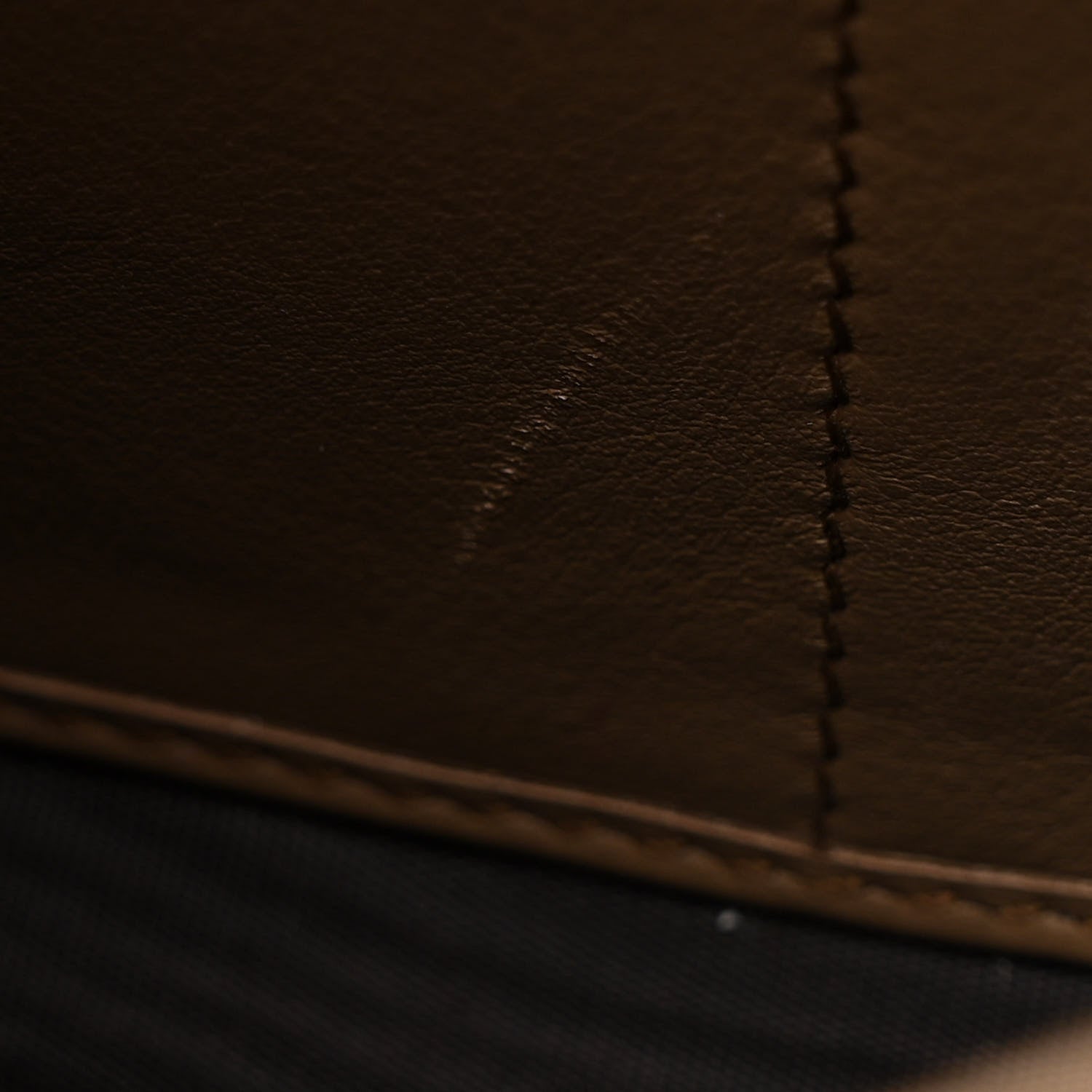 Gucci Velvet Matelasse GG Marmont Chain Wallet Taupe 13 of 15