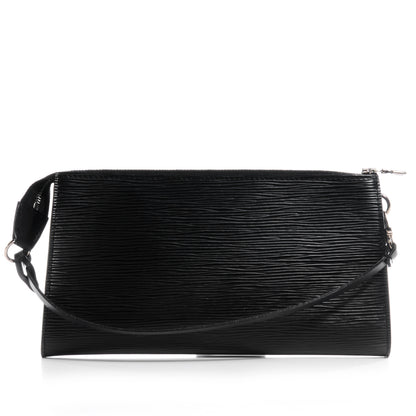 Louis Vuitton Epi Pochette Accessories 24 Black 1 of 8