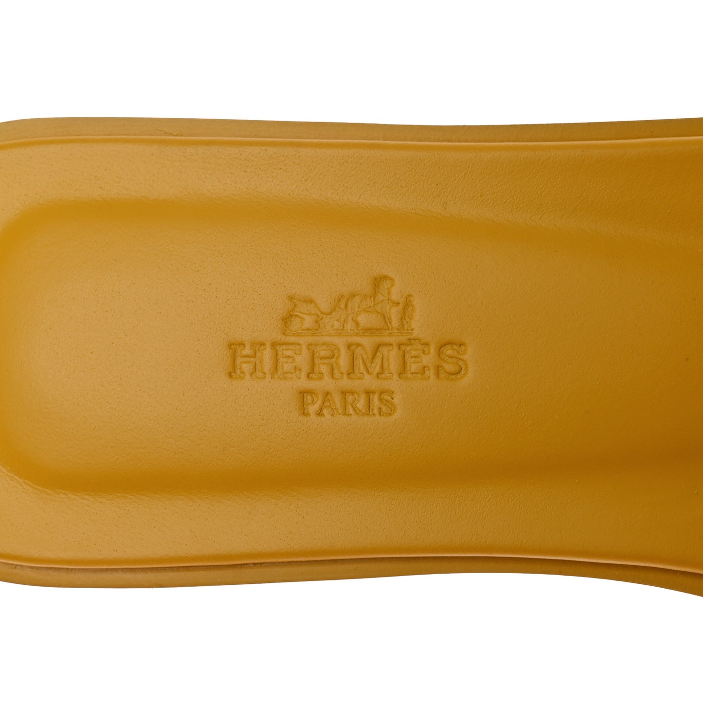 Box Calfskin Oran Sandals 37.5 Jaune Citron