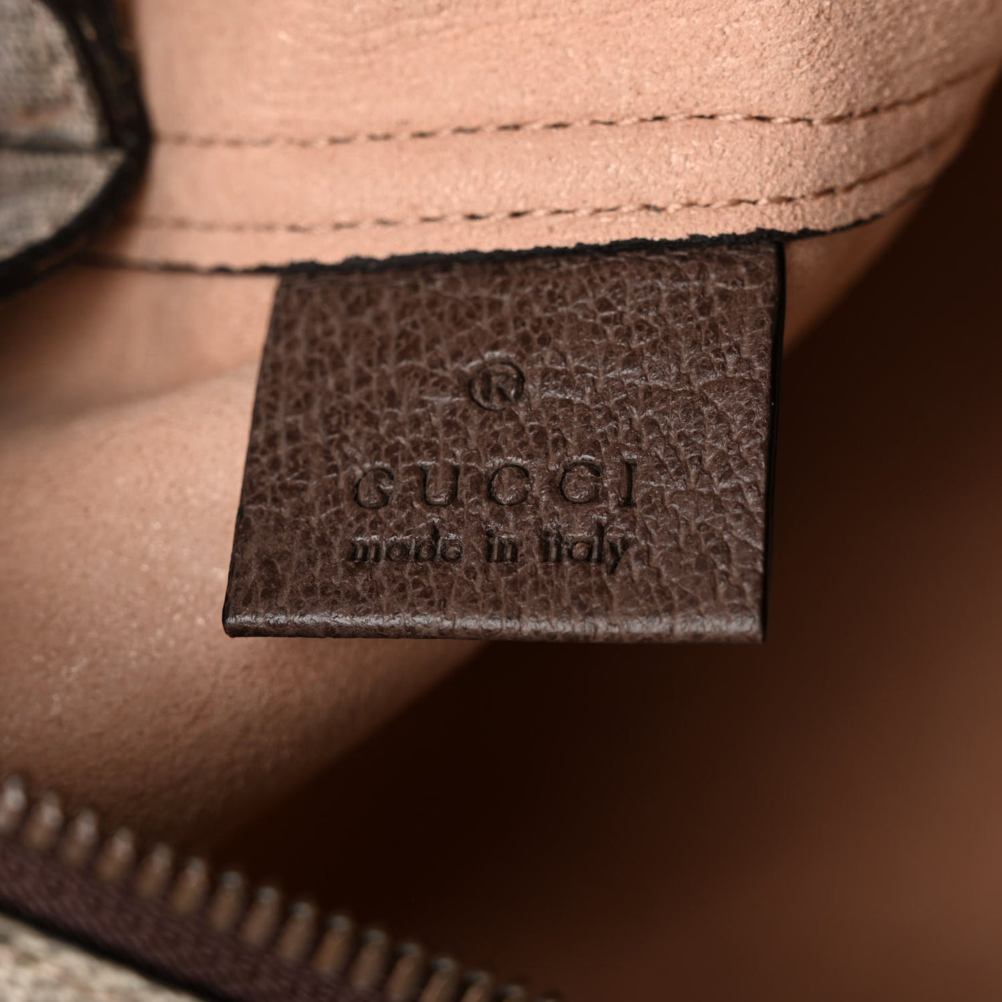 GG Supreme Monogram Medium Ophidia Shopping Tote Ebony