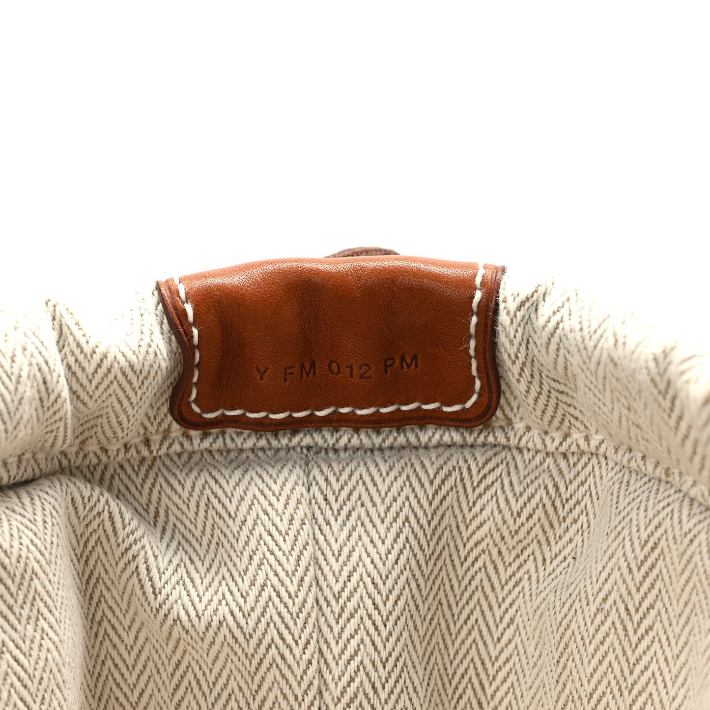 Canvas Barenia Fourbi 25 MM Bag Insert Natural Fauve