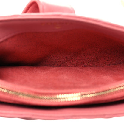 Chanel Lambskin Quilted Valentine Charms Mini Phone Holder Crossbody Pink 6 of 12