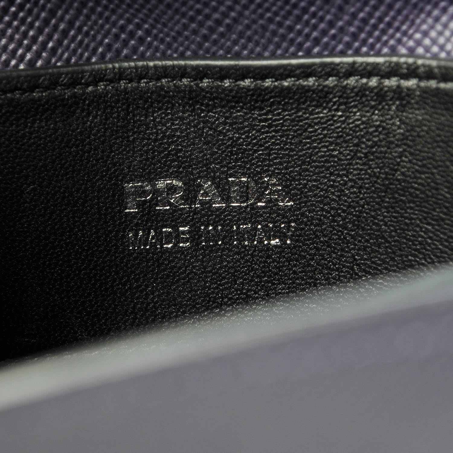 Prada Saffiano Cuir Convertible Top Handle Tote Viola 6 of 6