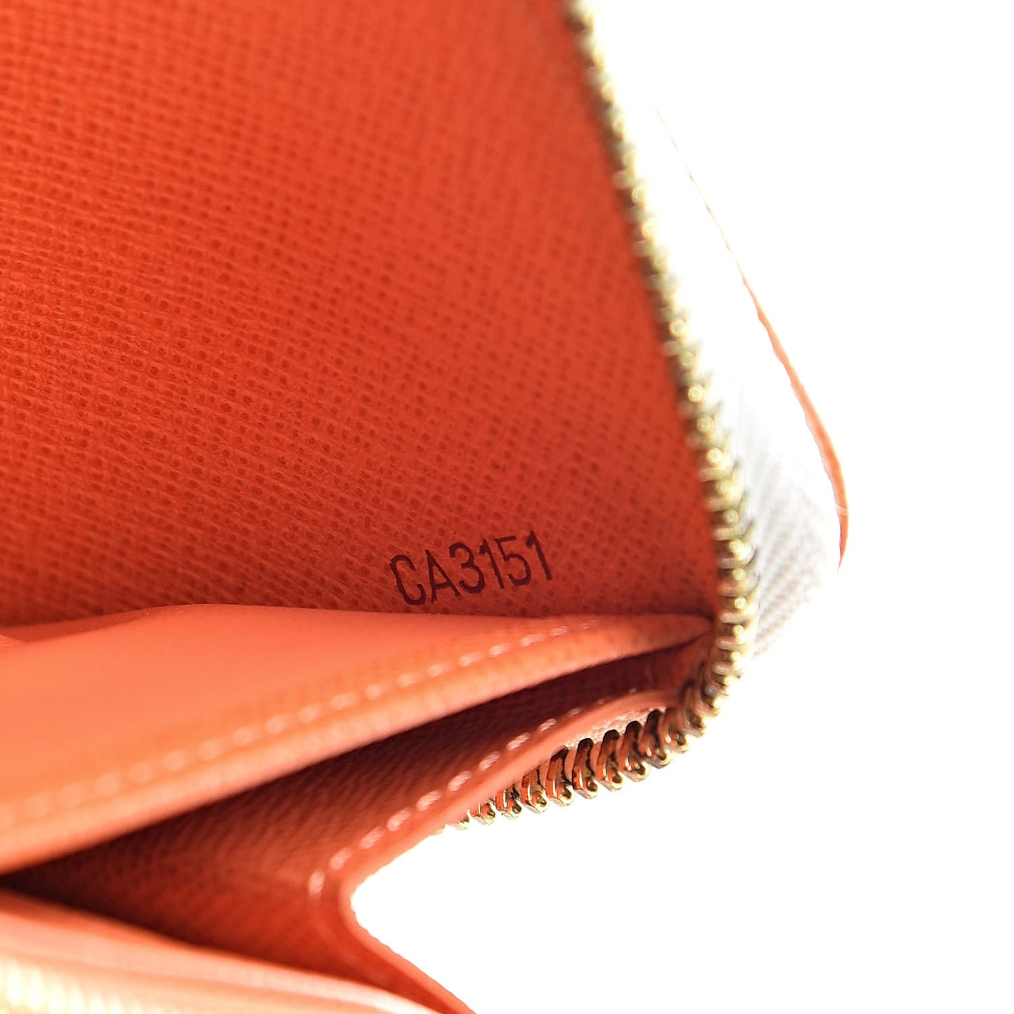 Monogram Multicolor Zippy Wallet White Orange