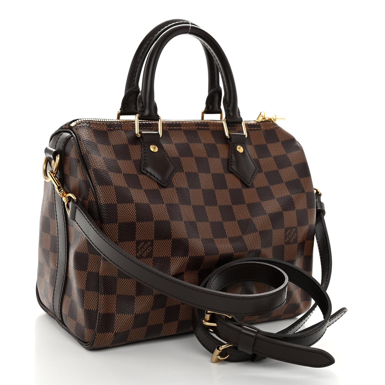 Louis Vuitton Damier Ebene Speedy Bandouliere 25 3 of 10