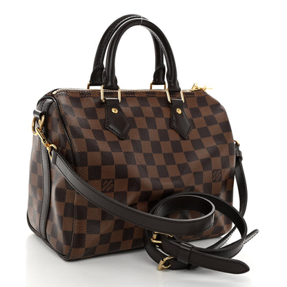 Louis Vuitton Damier Ebene Speedy Bandouliere 25 3 of 10
