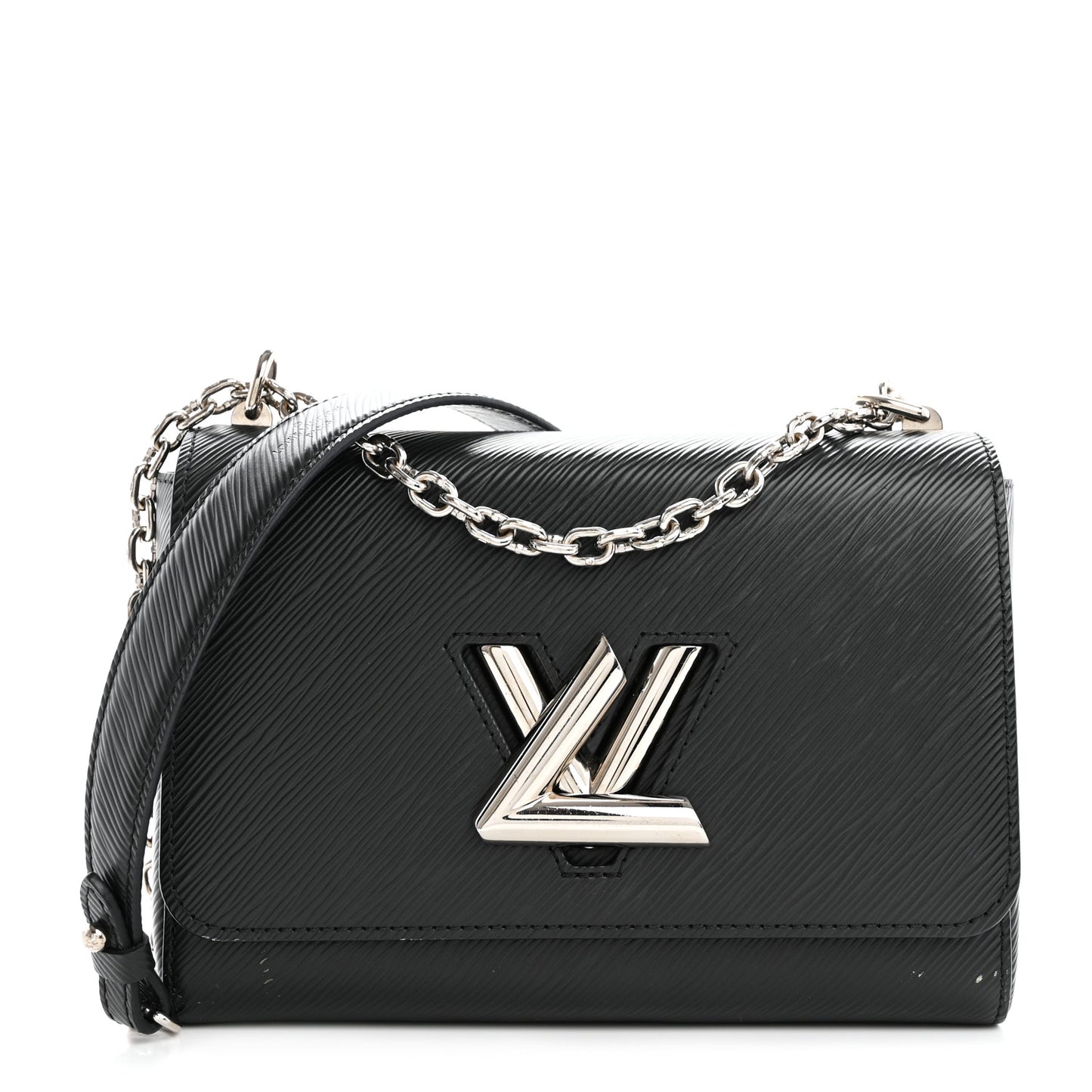 Lambskin CC Drawstring Bag Black