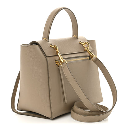 Celine Grained Calfskin Micro Belt Bag Light Taupe 3 of 9