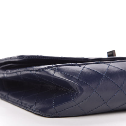 Chanel Aged Calfskin Quilted 2.55 Reissue 225 Flap Navy 6 of 11