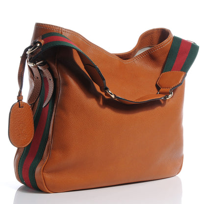 Gucci Leather Heritage Medium Shoulder Bag Light Tobacco 3 of 8