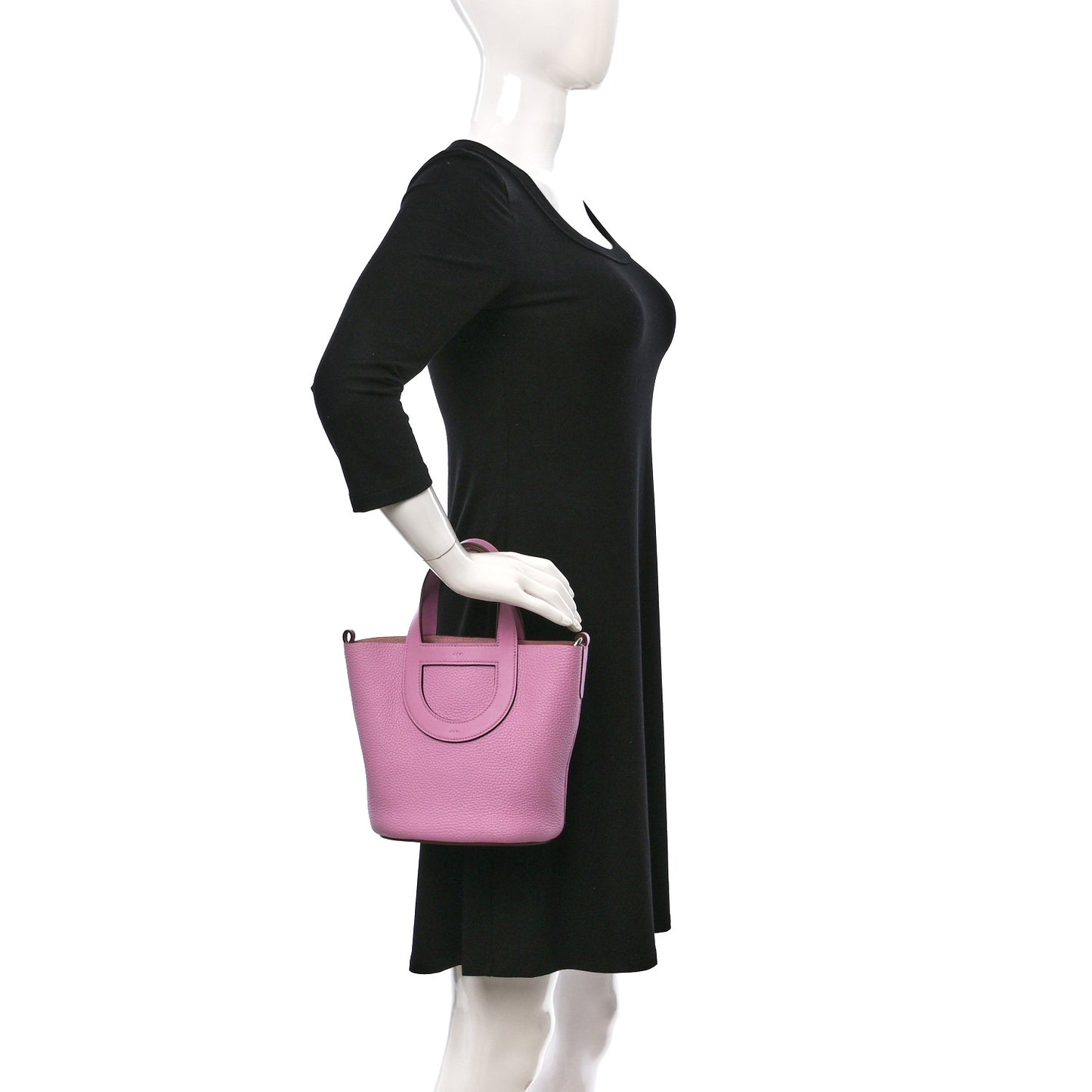 Taurillon Clemence Swift In-The-Loop 18 Bag Mauve Sylvestre