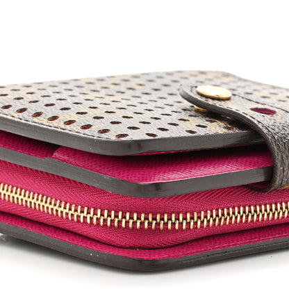 Louis Vuitton Monogram Perforated Compact Zipped Wallet Fuchsia 10 of 17