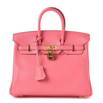Hermes Swift Birkin 25 Rose Azalee 1 of 36