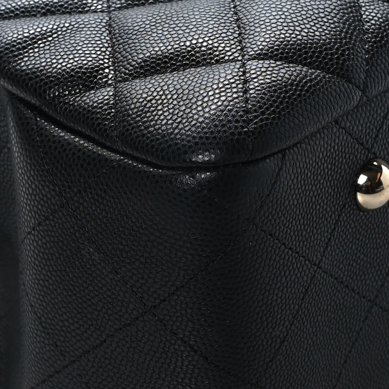 Chanel Caviar Quilted Large Shopping Tote Black 10 of 11