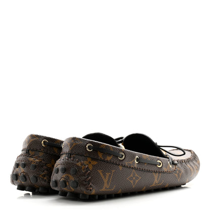 Louis Vuitton Patent Monogram Gloria Loafers 37.5 4 of 9