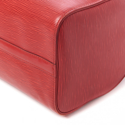 Louis Vuitton Epi Speedy 30 Castillan Red 5 of 11