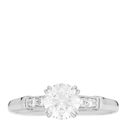 Harry Winston Platinum Diamond .80ct Tryst Engagement Ring 49 5 1 of 6