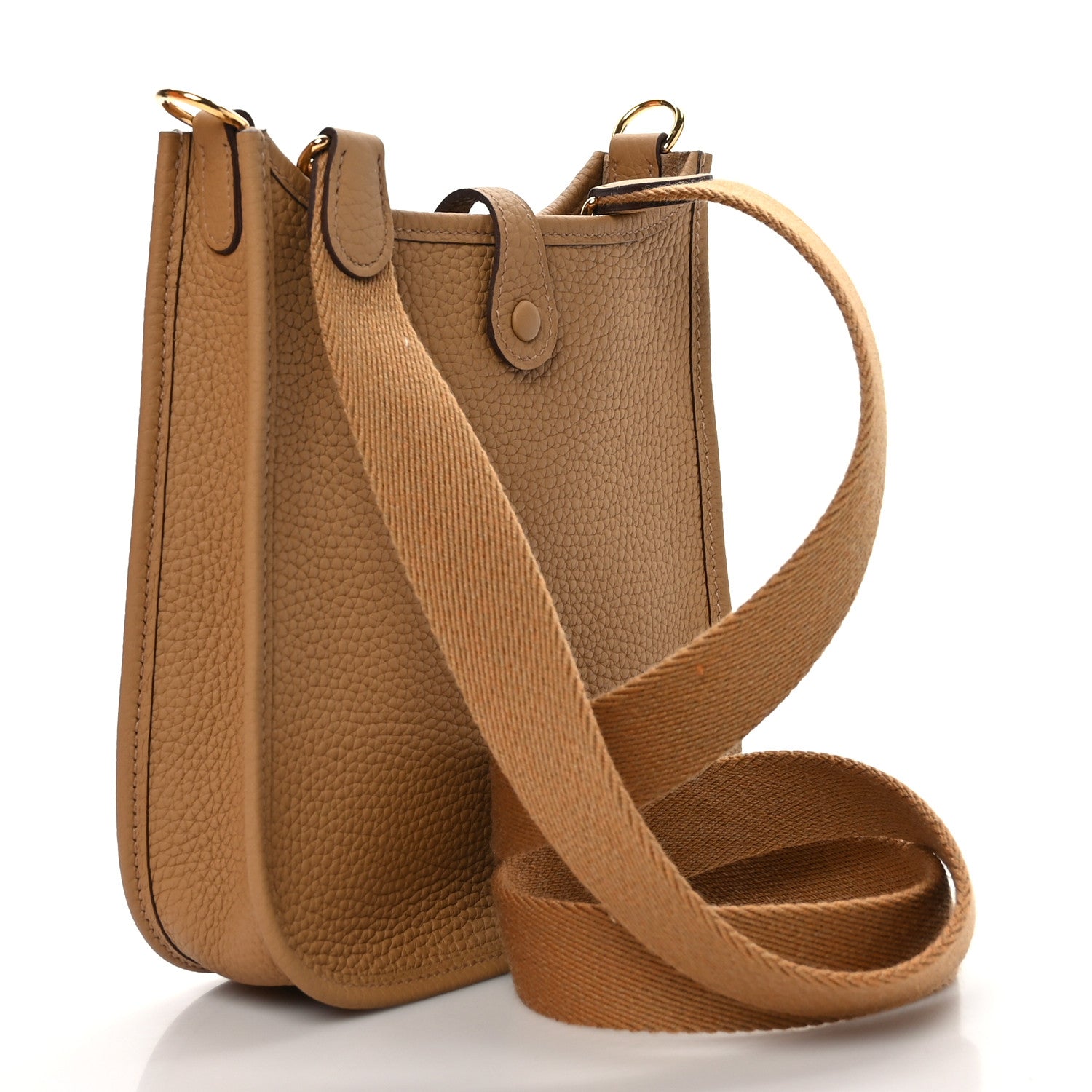 Hermes Taurillon Clemence Evelyne TPM Biscuit 3 of 10