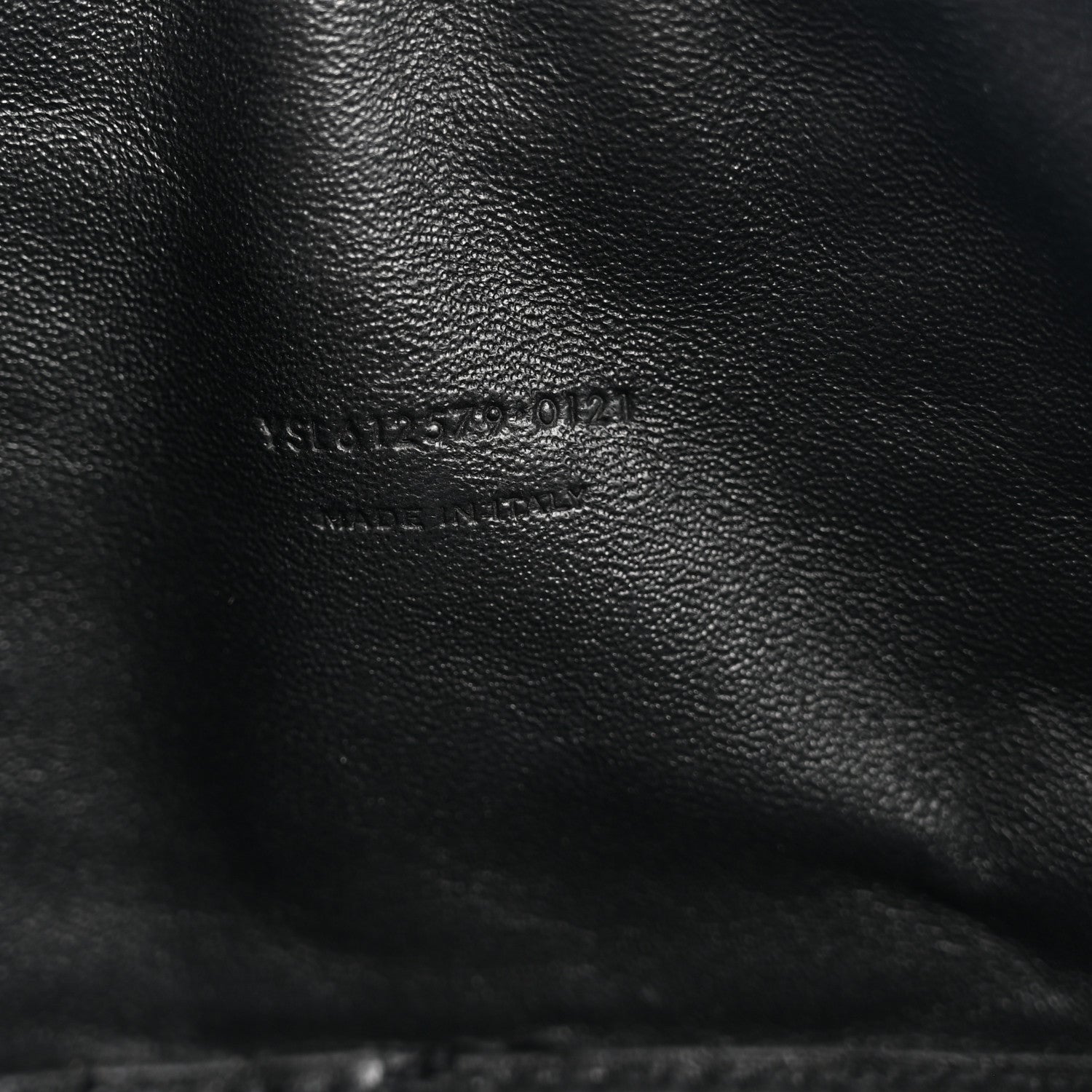 Saint Laurent Grain De Poudre Matelasse Monogram Mini Lou Camera Bag Black 7 of 10
