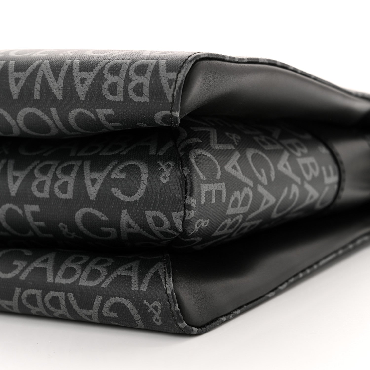 Dolce & Gabbana Coated Jacquard DG Logo Mens Crossbody Bag Black 9 of 10