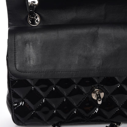 Chanel Patent Quilted Medium Double Flap Black 11 of 17