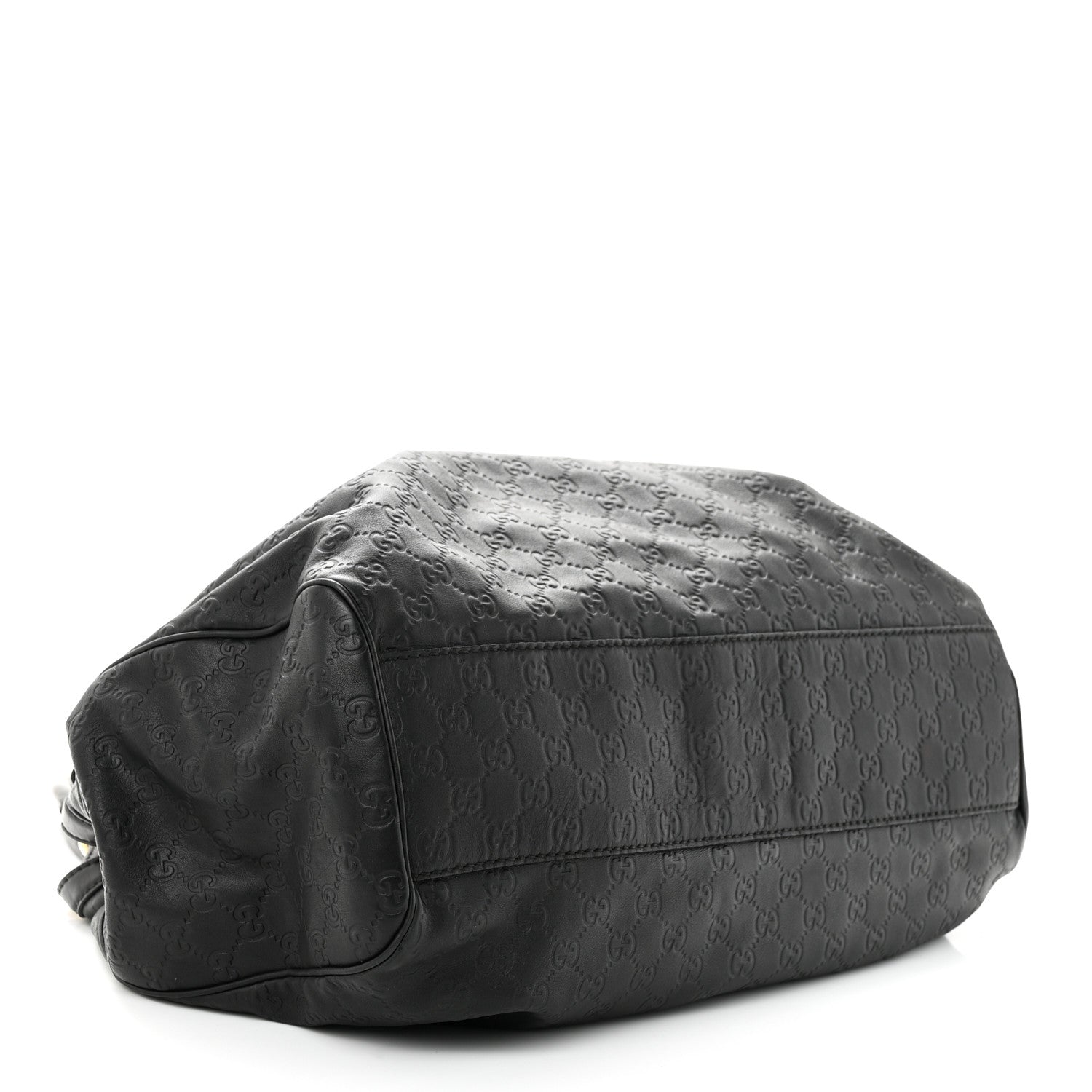 Gucci Guccissima Large Sukey Tote Black 4 of 11