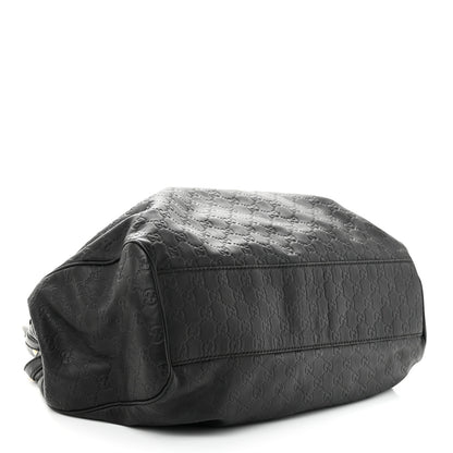 Gucci Guccissima Large Sukey Tote Black 4 of 11