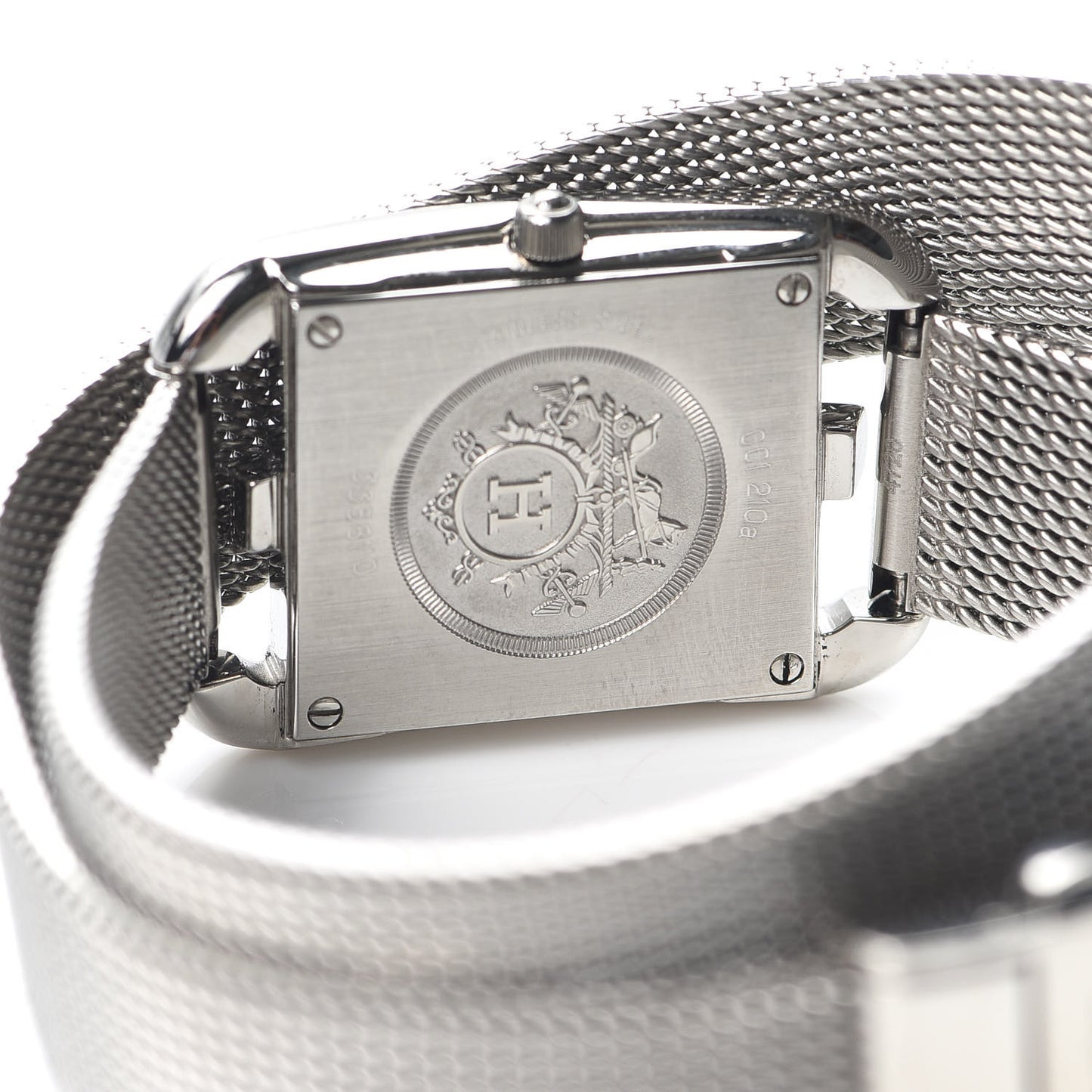 Stainless Steel 23mm Cape Cod Double Tour Quartz Watch Silver