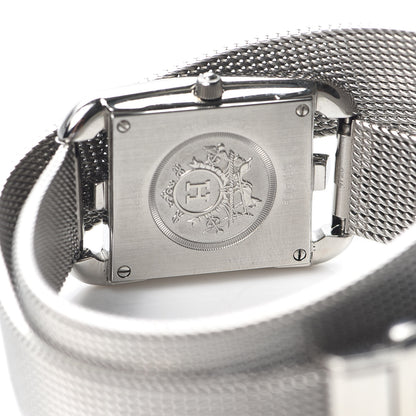 Hermes Stainless Steel 23mm Cape Cod Double Tour Quartz Watch Silver 4 of 6