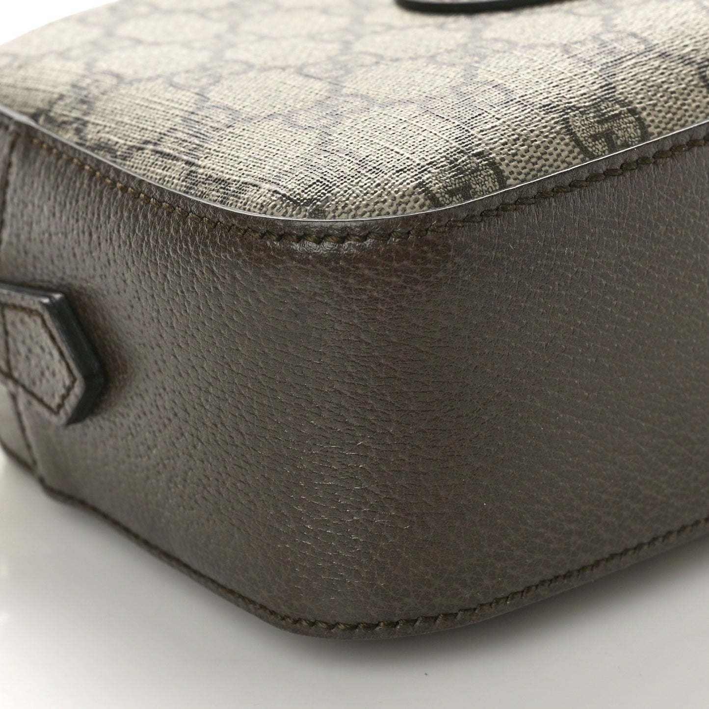 GG Supreme Monogram Web Neo Vintage Shoulder Bag Beige New Acero Crop