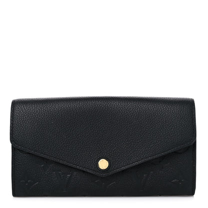 Louis Vuitton Empreinte Sarah Wallet NM Black 1 of 11