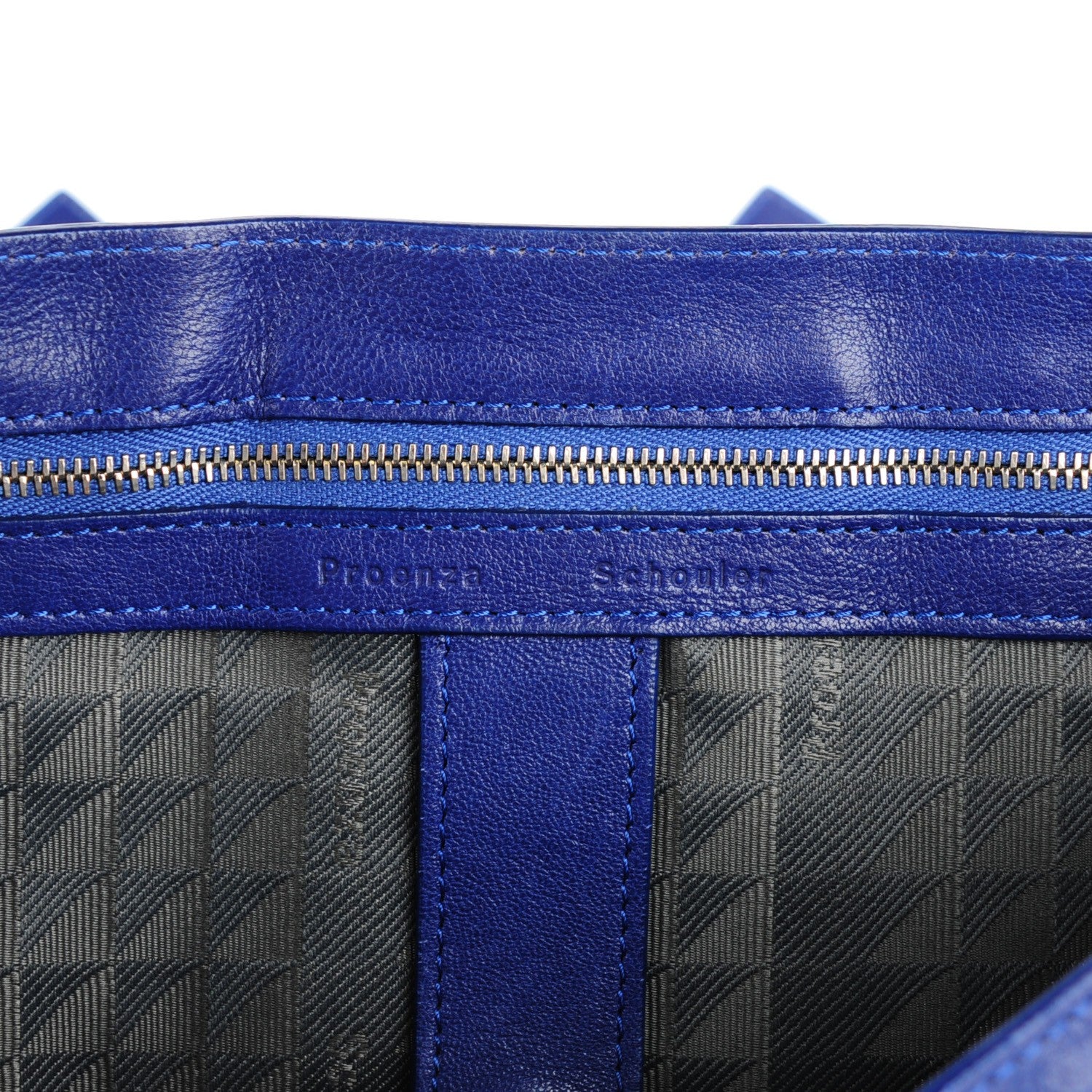 Proenza Schouler Lambskin Medium PS1 Satchel Cobalt Blue 7 of 9