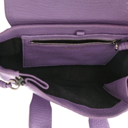 3.1 Phillip Lim Textured Calfskin Mini Pashli Satchel Violet 5 of 10