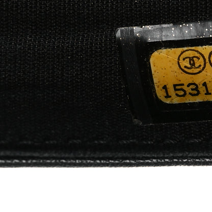Chanel Patent Quilted Brilliant Zipped Pocket Wallet Black 9 of 11