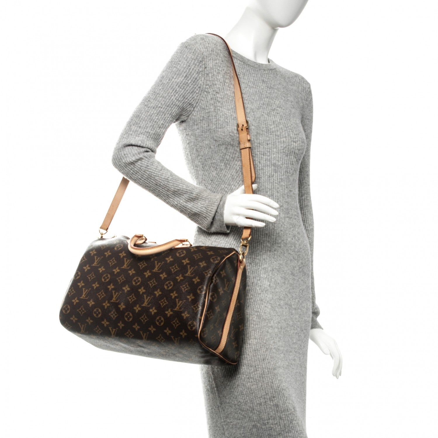Louis Vuitton Monogram Speedy Bandouliere 35 2 of 9