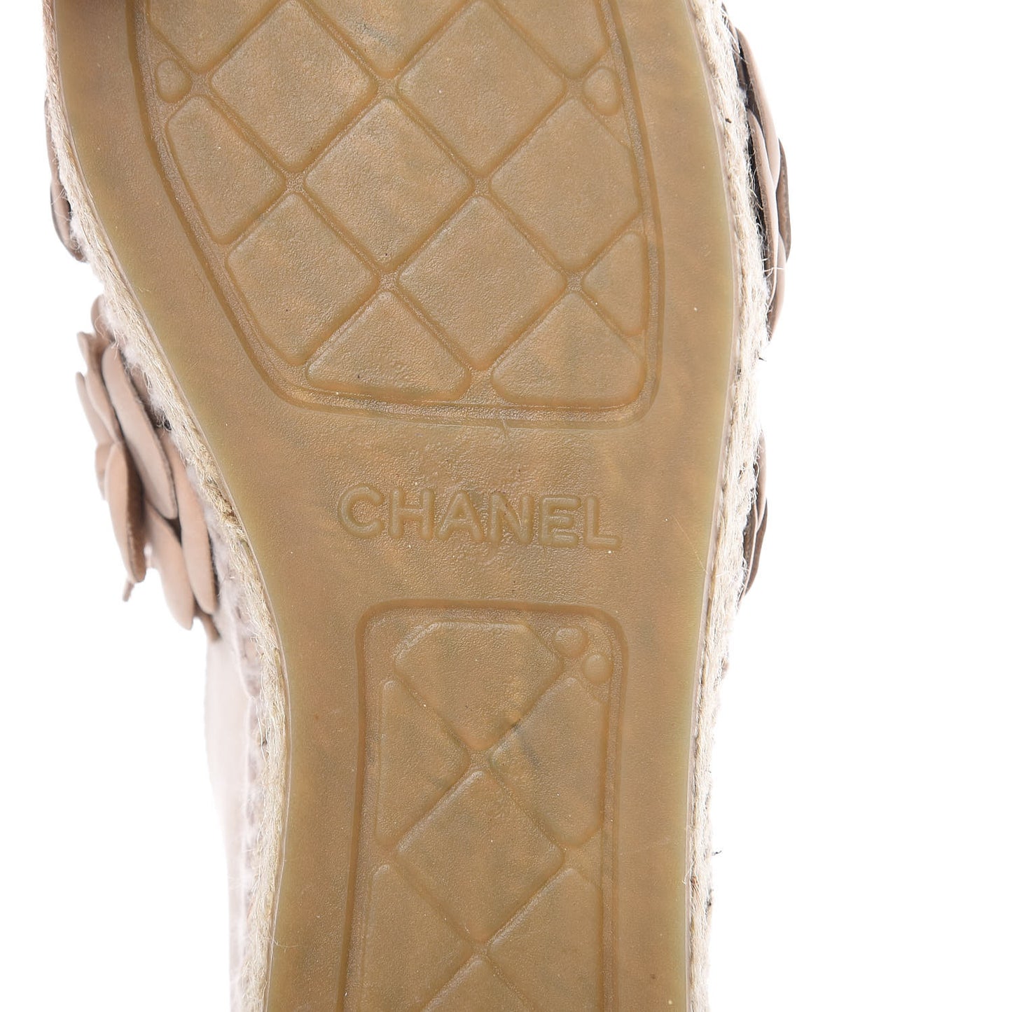 Suede Camellia CC Espadrilles 38 Pink