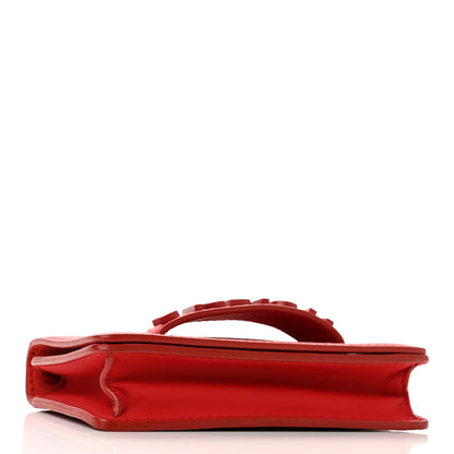 Christian Dior Ultra Matte Calfskin Mini J'Adior Chain Flap Bag Red 4 of 10