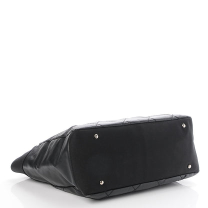 Chanel Coated Canvas Large Paris Biarritz Tote Black 4 of 9