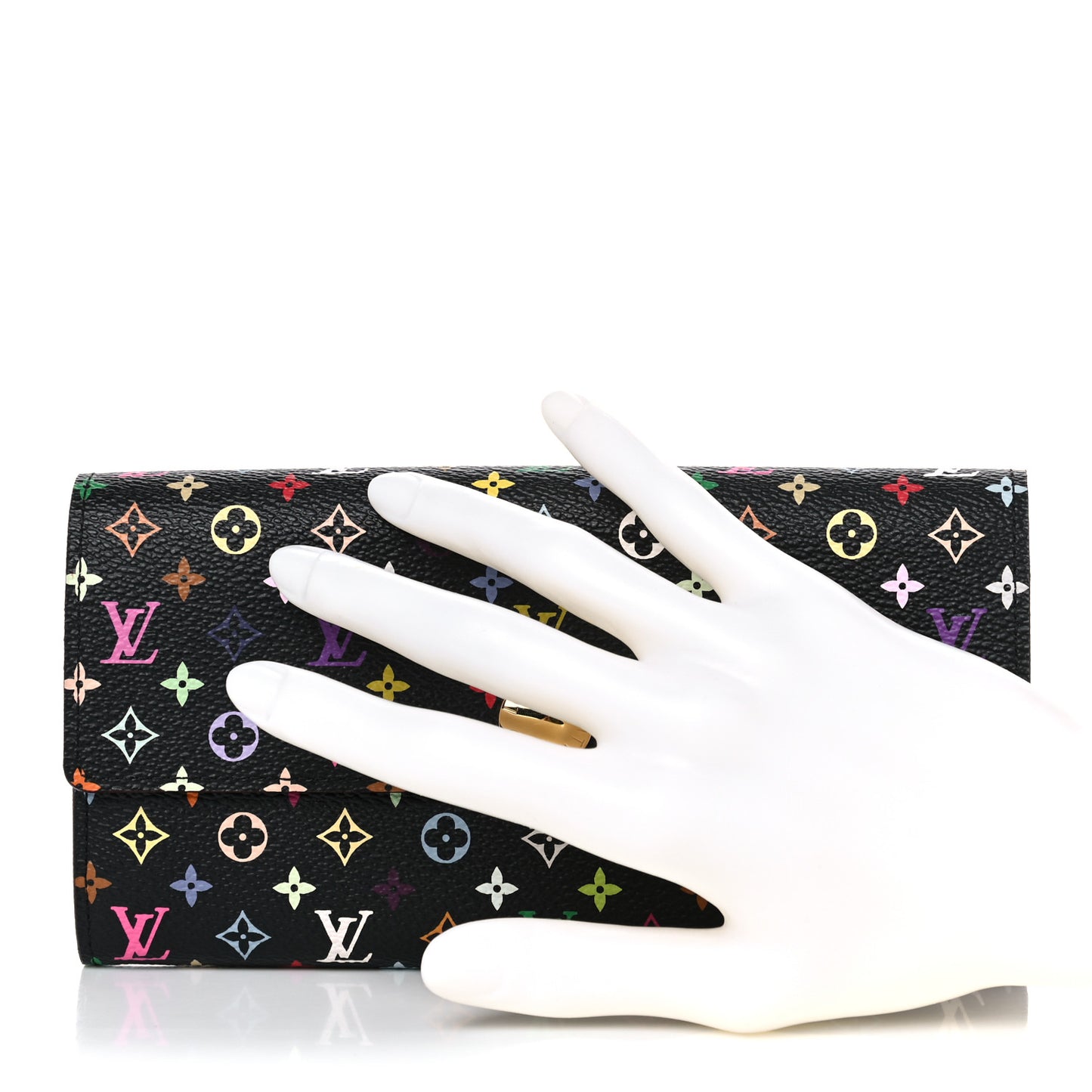 Monogram Multicolor Sarah Wallet Black Grenade