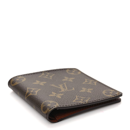 Louis Vuitton Monogram Mens Billfold Wallet 6 Credit Card Slots 4 of 6