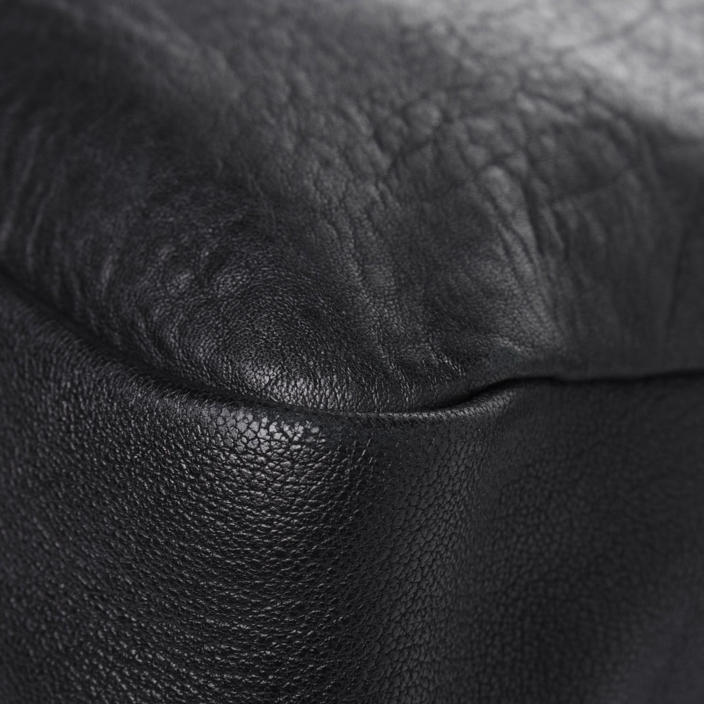 Sheepskin Vanessa Chain Shoulder Bag Black