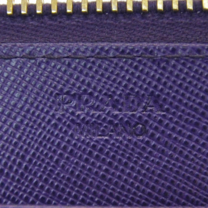 Prada Saffiano Zip Around Wallet Viola 6 of 7
