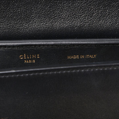 Celine Textured Calfskin Suede Small Tri-Color Trapeze Sand 7 of 9