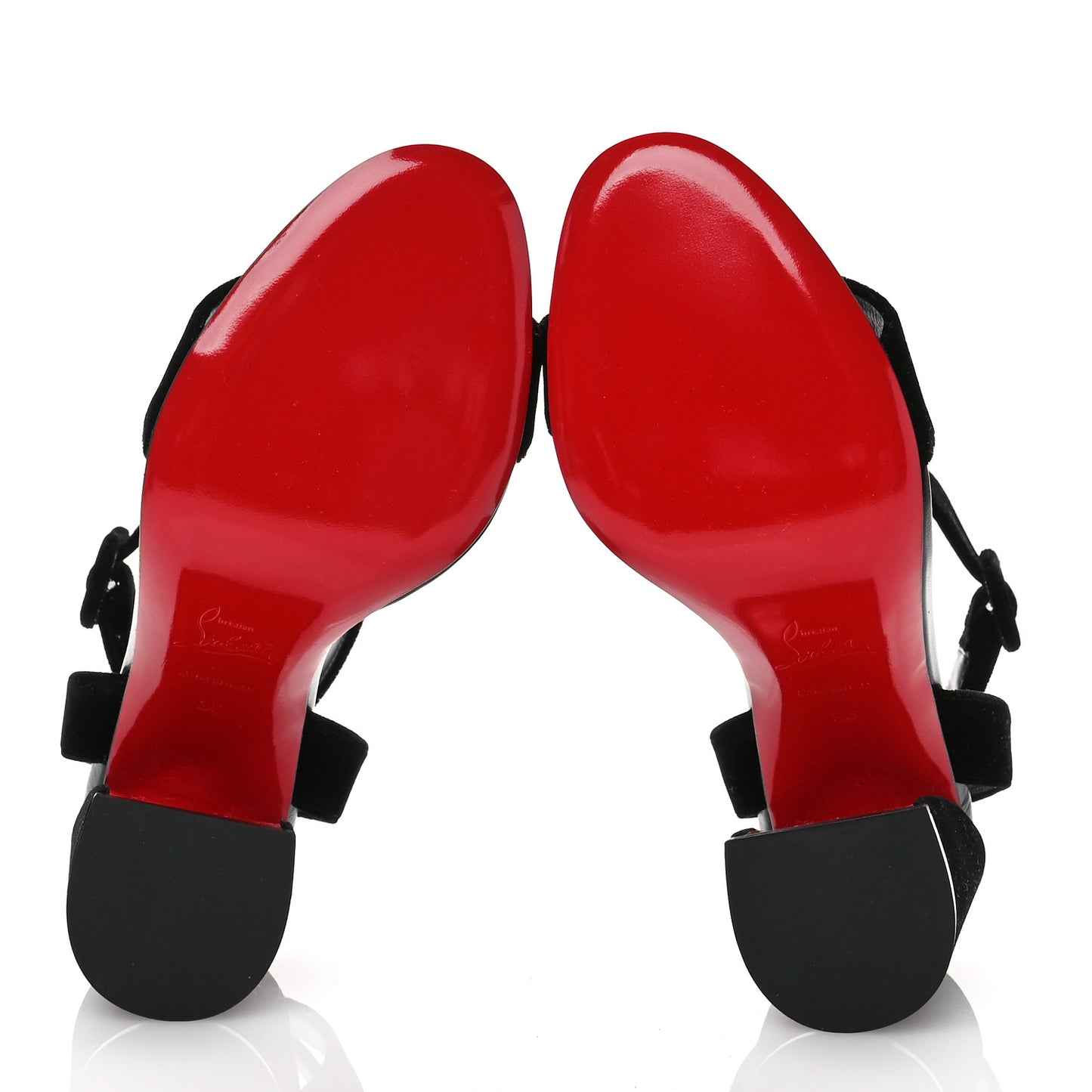 Veau Velours Miss Sabina 85 Sandals 36 Black