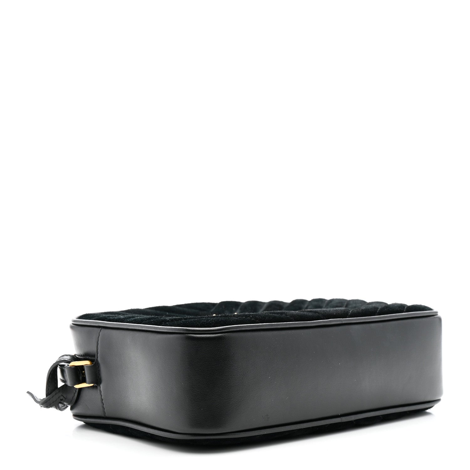 Saint Laurent Suede Calfskin Monogram Lou Camera Bag Black 4 of 14