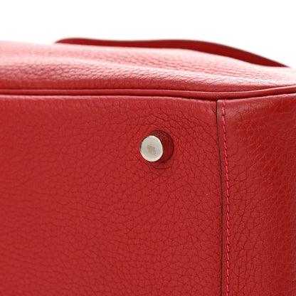 Hermes Taurillon Clemence Lindy 30 Rouge Casaque 12 of 13