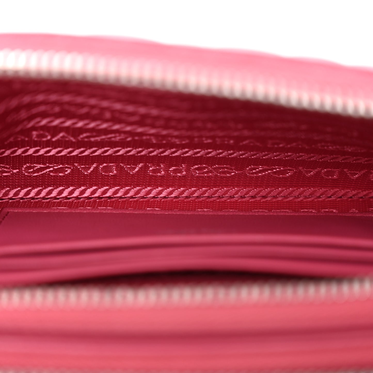 Nappa Impunture Diagramme Mini Double Zip Chain Crossbody Bag Peonia
