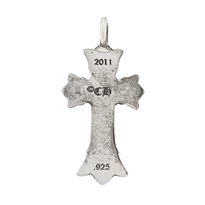 Chrome Hearts Sterling Silver Double Cross Pendant 3 of 3