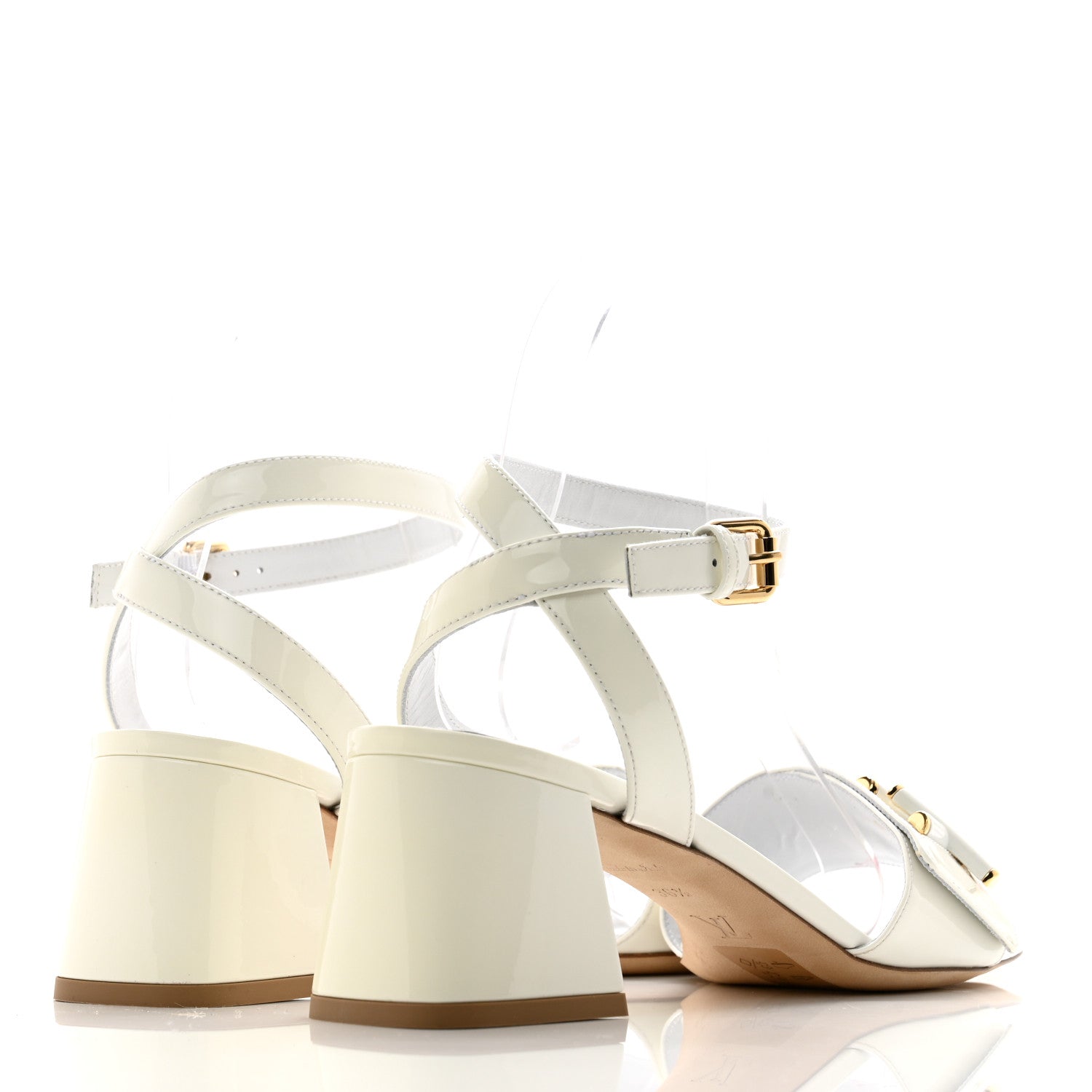 Louis Vuitton Patent Calfskin Shake Platform Sandal 36.5 White 4 of 13