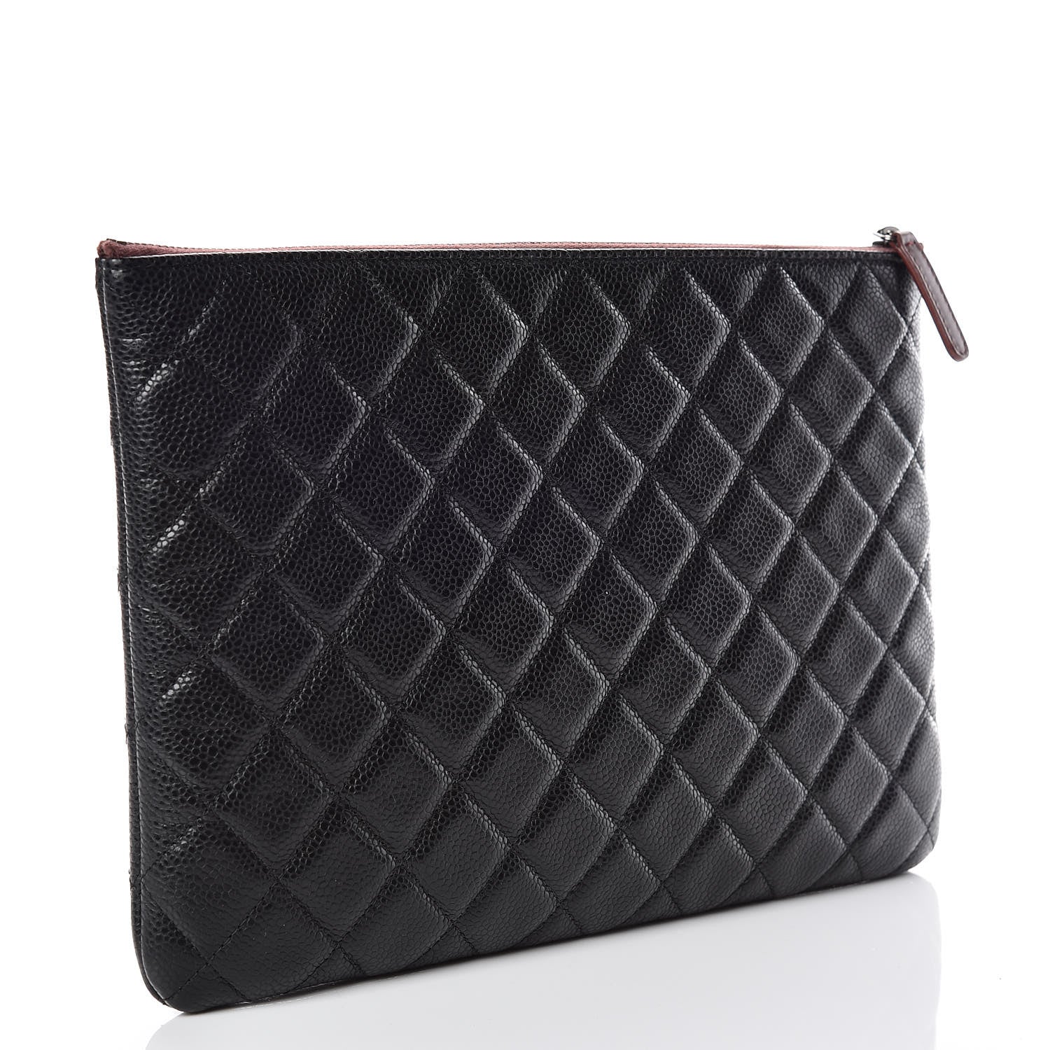 Chanel Caviar Quilted Medium Cosmetic Case Black 3 of 10